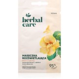 Farmona Herbal Care Caffeine &amp; Nasturtium masca iluminatoare pentru fata, gat si piept 1 buc