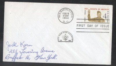 United States 1960 Boy scouts FDC K.580 foto