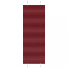 vidaXL Jaluză plisată Bordeaux Roșu 80x200 cm Lățime țesătură 79,4 cm 4015258
