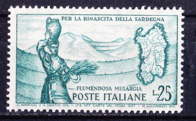 TSV$ - 1958 MICHEL 1004 TALIA MNH/** foto