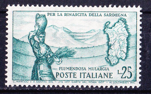 TSV$ - 1958 MICHEL 1004 TALIA MNH/**