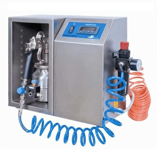 Aparat profesional pulverizat ciocolata