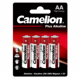 Baterii Alcaline AA LR6 1.5V Camelion PLUS Blister 4