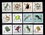 A12 S2 8 - Timbre foarte vechi - Polonia - reptile si bactracieni