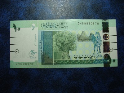 SUDAN 10 POUNDS 2017 UNC foto