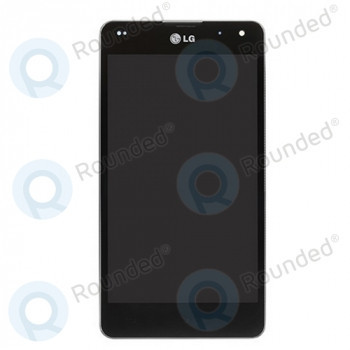 Modul de afișare LG E975 Optimus G complet cu carcasă frontală neagră