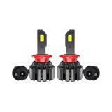 Cumpara ieftin Set 2 becuri led D2S D2R 60000lm 6000k alb rece ventilator si canbus