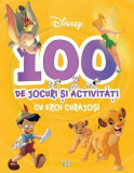 Disney. 100 de jocuri și activități cu eroi curajoși - Paperback brosat - Disney - Litera mică