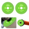 Disc diamantat taiere sticla 100mm, set 2 buc, verde - Polizor unghiular