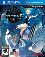 Joc consola Tecmo Koei Deception IV Blood Ties PS Vita foto