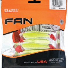 Shad Ripper Fan Traper 70 mm, 10 buc/set