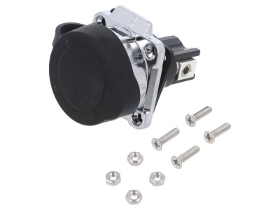 Conector Circular Soclu 28mm 2 Pin Aurit foto