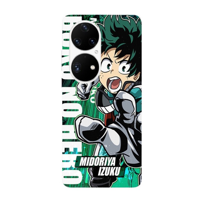 Husa compatibila cu Huawei Nova 9 model Boku no hero Midoriya Izuku, Silicon, TPU, Viceversa