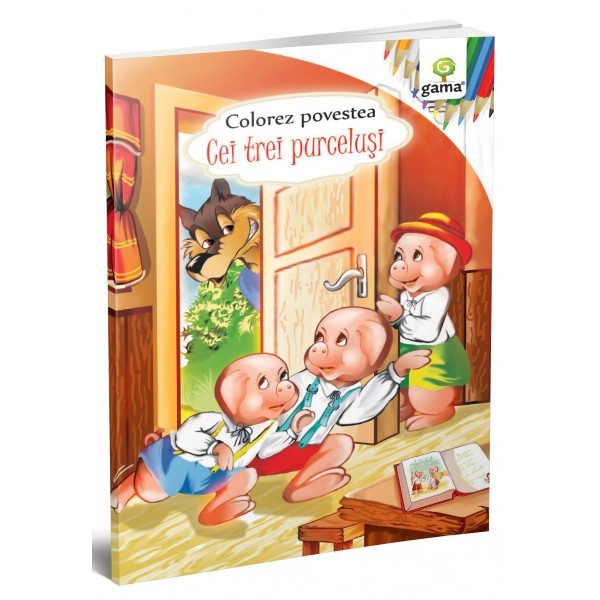 Colorez povestea Cei trei purcelusi, Gama | Okazii.ro