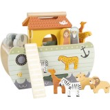 Small foot Noah&#039;s Ark set de jucării din lemn 12 m+ 15 buc