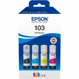 Cumpara ieftin Cartus Epson 103 EcoTank Pachet 4 Culori, Negru, Cyan, Galben, Magenta