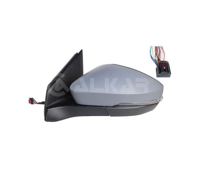 Oglinda usa exterioara VW T-CROSS, 01.2019-, partea stanga, View Max, reglare electrica; grunduit; cu incalzire; sticla asferica; sticla crom; 16 gau