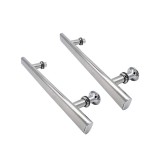 Maner Cabina Dus Spirit Leziter Crom Plastic ABS 2 Puncte Prindere 14.5cm Set 2 Bucati