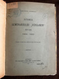 ISTORIA SEMINARIULUI VENIAMIN DIN IASI (1803-1903) - GHEORGHE ADAMESCU