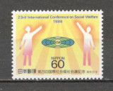 Japonia.1986 Conferinta internationala ptr. bunastare sociala Tokyo GJ.155