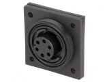 Conector circular soclu mamă 6 pini IP68