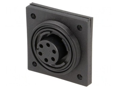 Conector circular soclu mamă 6 pini IP68 foto