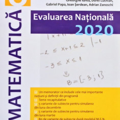 Gheorghe Iurea - Evaluarea Nationala 2020 - Matematica clasa a VIII-a (editia 2020)