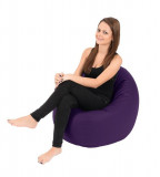 Fotoliu beanbag relaxo purple umplut cu perle polistiren, PufRelax