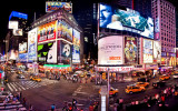 Cumpara ieftin Fototapet de perete autoadeziv si lavabil Times Square panorama, 270 x 200 cm