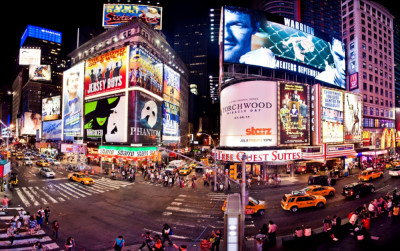 Tablou canvas Times Square panorama, 90 x 60 cm foto