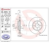 Set disc frana Alfa Romeo Mito (955) 08.08-10.18; Citroen Nemo Box (Aa) 02.08-, Nemo Mpv (Mpv) 04.09-; Fiat 500 (312) 07.07-, 500 C (312) 09.09-, 500