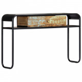 Cumpara ieftin Masă consolă, 118 x 30 x 75 cm, lemn masiv reciclat