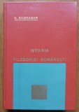 N. Bagdasar, Istoria filosofiei romanesti, 1940, autograf catre Mircea Eliade