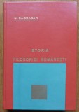 Cumpara ieftin N. Bagdasar , Istoria filosofiei romanesti , 1940 , autograf catre Mircea Eliade