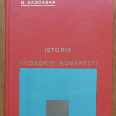 N. Bagdasar , Istoria filosofiei romanesti , 1940 , autograf catre Mircea Eliade