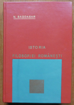 N. Bagdasar , Istoria filosofiei romanesti , 1940 , autograf catre Mircea Eliade foto