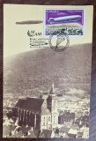 C12 - maxima Romania - tematica aviatie 38 - 50 de ani de la zborul aero postal - Brasov - 16 uctombrie 1979 - prima zi a emisiunii sau expozitii