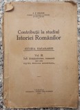 Contributii la studiul Romaniei, Istoria Basarabiei - A. V. Boldur// 1940