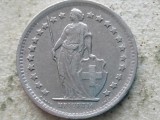 ELVETIA- &frac12; FRANC 1968 (B), Europa, Cupru-Nichel