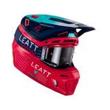 Casca Leatt 8.5 V23 Composite Red + Ochelari 5.5 Cadou