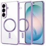 Husa MagSafe pentru Samsung Galaxy S26 Plus S947, Techsuit, Luxury Crystal, Mov Deschis