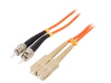 Cablu patch cord fibră OM2 SC/UPC ST/UPC