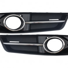 Grile Laterale Proiectoare compatibil cu AUDI A3 Facelift (8P1) (2008-2012) S3 Sline Design SGAUA38P