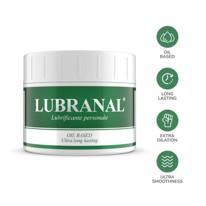 Lubrifiant anal Lubranal cream oil based, 150 ml