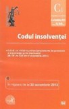 Codul insolventei - In vigoare de la 25 octombrie 2013 - (O.U.G. nr. 91/2013 privind procedurile de prevenire a insolventei si de insolventă &ndash; M. Of.