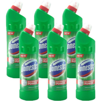 6 x Domestos Pine Fresh, dezinfectant pentru WC, gel Universal, 6 x 750ml foto