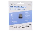 Card Rețea WiFi USB 2.0 LOGILINK WL0252, Negru, Extensie PC