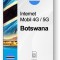 eSIM Internet Botswana, valabil 7 zile, trafic Nelimitat
