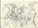 MARCEL GUGUIANU, STUDII, Creion