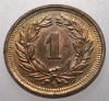C.013 ELVETIA 1 RAPPEN 1940 B XF/AUNC, Europa, Bronz